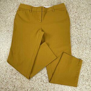 Worthington Mustard Yellow Ankle Pants Size 4